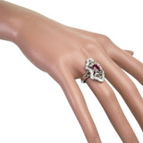 11.5号 ミャンマー産ピジョンブラッドルビー 1.23ct ダイヤモンド 0.20ct リング・指輪 Pt900プラチナ 9.0g レディース
【中古】【真子質店】【NN】




【TTxx】