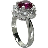 11号 ルビー 1.41ct ダイヤモンド 0.56ct リング・指輪 Pt900プラチナ 7.4g レディース 【中古】【真子質店】【NN】 【IDMoT】
