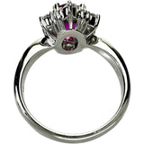 11号 ルビー 1.41ct ダイヤモンド 0.56ct リング・指輪 Pt900プラチナ 7.4g レディース 【中古】【真子質店】【NN】 【IDMoT】