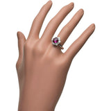 11号 ルビー 1.41ct ダイヤモンド 0.56ct リング・指輪 Pt900プラチナ 7.4g レディース 【中古】【真子質店】【NN】 【IDMoT】