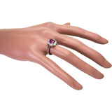 11号 ルビー 1.41ct ダイヤモンド 0.56ct リング・指輪 Pt900プラチナ 7.4g レディース 【中古】【真子質店】【NN】 【IDMoT】