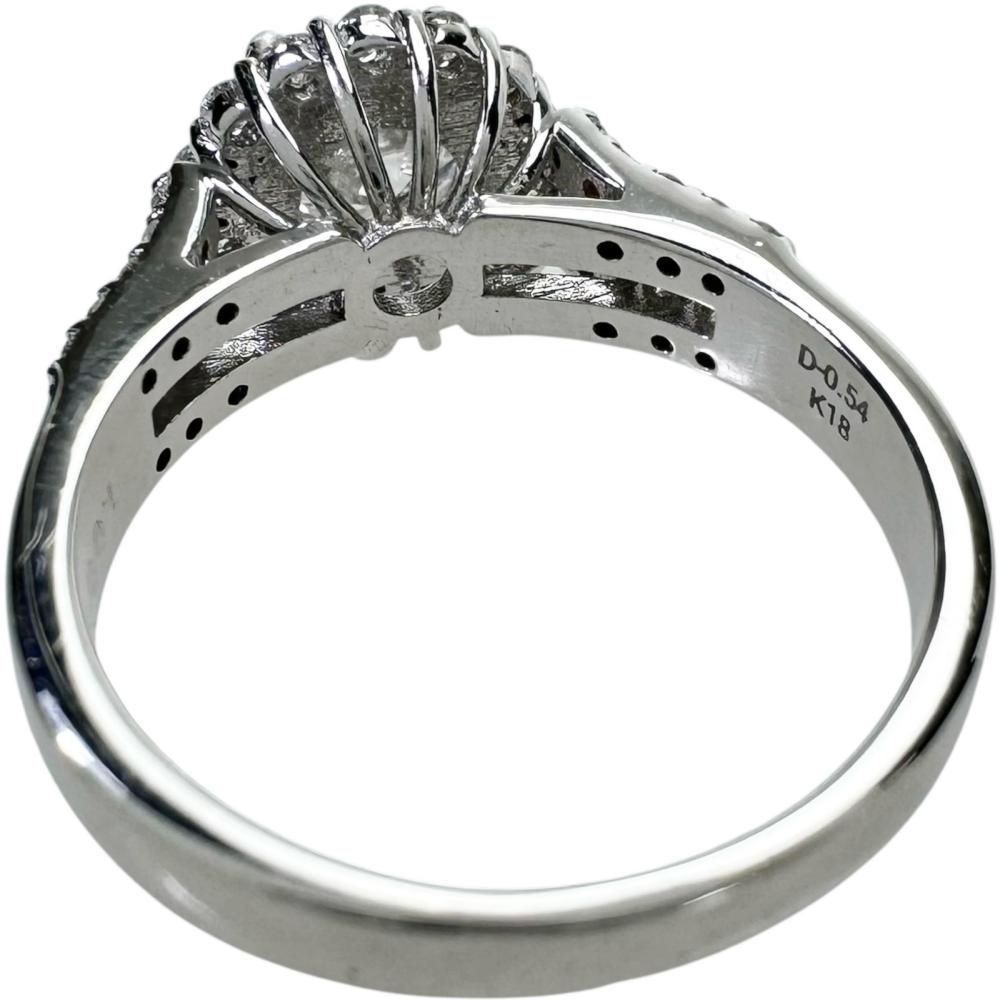 13.5号 中央ダイヤモンド (F-VS2-POOR-SB) 1.00ct 脇石