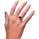 12号 ルビー(通常加熱) 1.43ct ダイヤモンド 0.93ct リング・指輪 Pt950プラチナ 13721 4.1g レディース 【中古】【真子質店】【NN】 【TxxT】