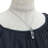 アクアマリン 18.28ct ダイヤモンド 計0.59ct ペンダントトップ K18WGホワイトゴールド 18金 6.5g レディース 【中古】【真子質店】【NN】 【IYMox】