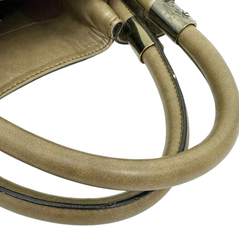 【Chloe/クロエ】 ヴィクトリア 2WAYバッグ ショルダーバッグ ハンドバッグ レザー ベージュレザー/ゴールド金具 レディース【中古】【真子質店】【BL】 【IMix】