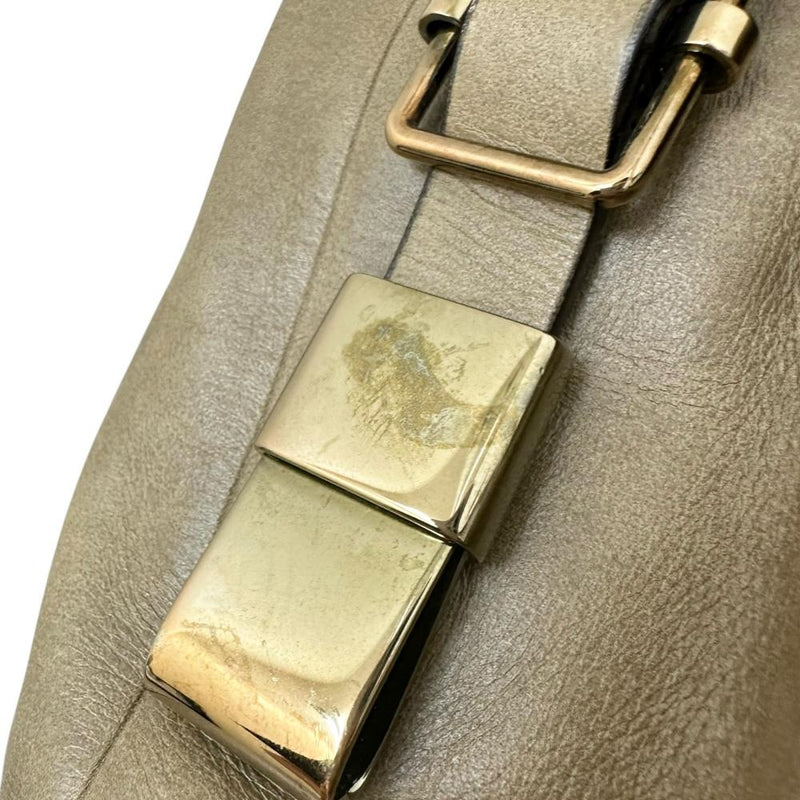 【Chloe/クロエ】 ヴィクトリア 2WAYバッグ ショルダーバッグ ハンドバッグ レザー ベージュレザー/ゴールド金具 レディース【中古】【真子質店】【BL】 【IMix】