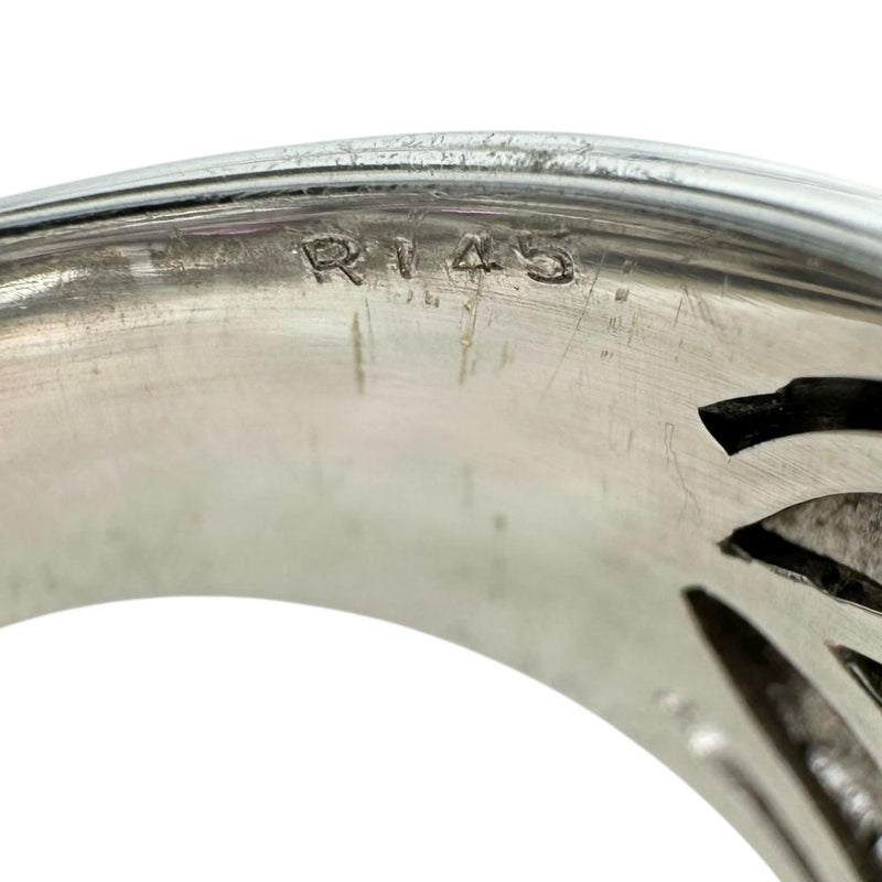 11号 ルビー 1.45ct ダイヤモンド 0.70ct リング・指輪 K18WGホワイトゴールド 18金 14.8g レディース 【中古】【真子質店】【NN】 【TxMaMo】