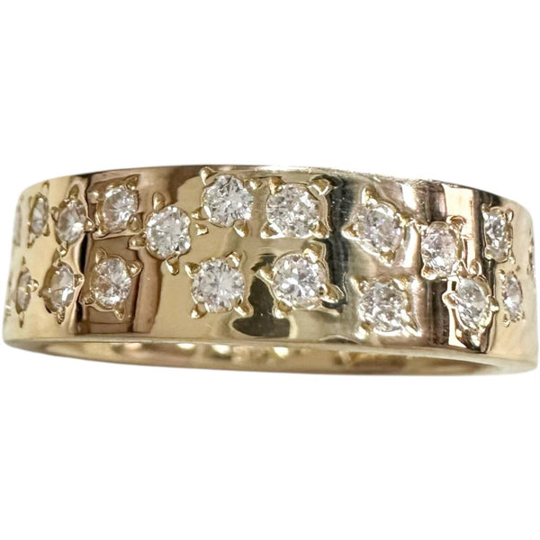 11.5号 ダイヤモンド 0.84ct リング・指輪 K18ゴールド 18金 6.4g レディース 【中古】【真子質店】【NN】 【SSx】