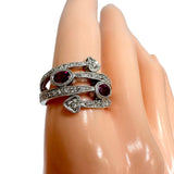 12号 ルビー 計0.47ct ダイヤモンド 計0.19ct リング・指輪 K18WGホワイトゴールド 18金 7.3g レディース
【中古】【真子質店】【NN】




【SDY】