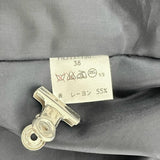 【BURBERRY BLUE LABEL/バーバリーブルーレーベル】 ステンカラーコート レーヨン/ナイロン ブルー、ブラックチェック レディース【中古】【真子質店】【GD】 【Dx】
