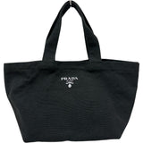 【PRADA/プラダ】 ハンドバッグ ポリエステル ブラック レディース【中古】【真子質店】【BL】 【IDMa】