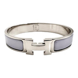 【HERMES/エルメス】 バングル クリッククラックPM メタル 33.8g パープル/シルバー レディース 【中古】【真子質店】【GD】 【DxK】