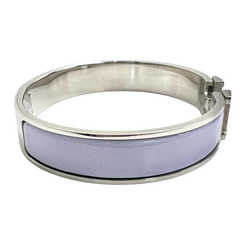 【HERMES/エルメス】 バングル クリッククラックPM メタル 33.8g パープル/シルバー レディース 【中古】【真子質店】【GD】 【DxK】