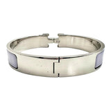 【HERMES/エルメス】 バングル クリッククラックPM メタル 33.8g パープル/シルバー レディース 【中古】【真子質店】【GD】 【DxK】
