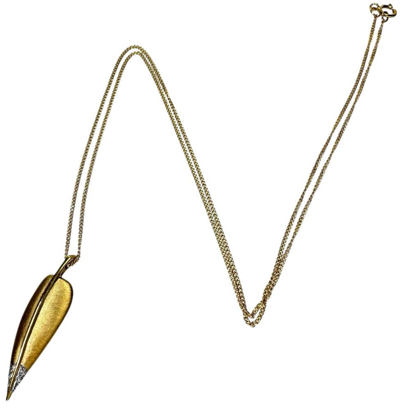 【TIFFANY&Co./ティファニー】 ヴィンテージ フェザーデザイン 羽デザイン ダイヤモンド(シングルカット) ネックレス K18ゴールド 18金/Ptプラチナ 3.8g 45cm レディース
【中古】【真子質店】【BL】




【YMiT】