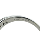 14号 オパール 2.23ct ダイヤモンド 計0.29ct リング・指輪 Pt900プラチナ 6.9g レディース 【中古】【真子質店】【NN】 【YxMo】