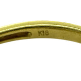 10号 四葉風デザイン ダイヤモンド 0.30ct リング・指輪 K18ゴールド 18金 2.0g レディース 【中古】【真子質店】【NN】 【MaMoT】