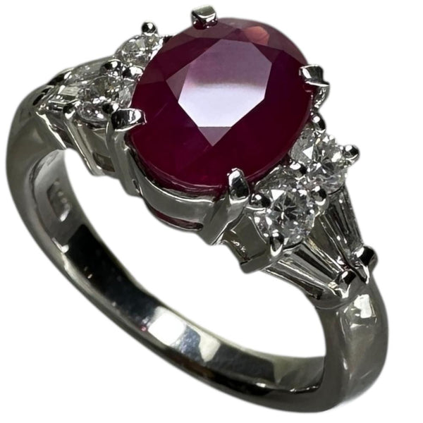 11.5号 ビルマ産ルビー 2.00ct ダイヤモンド 0.51ct リング・指輪 Pt900プラチナ 7.7g レディース
【中古】【真子質店】【NN】




【TDMiY】