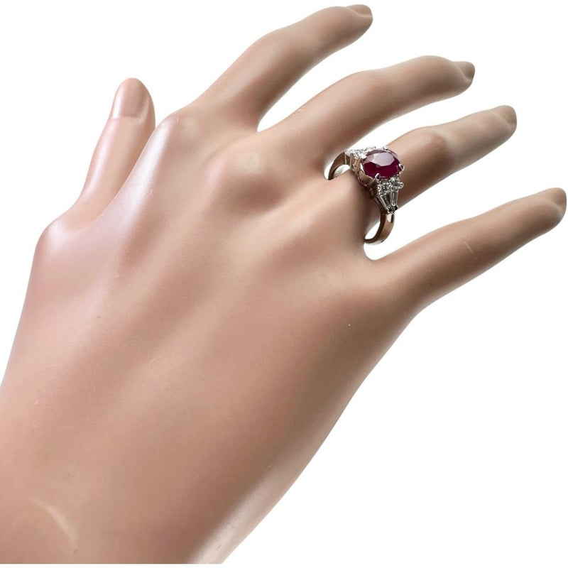 11.5号 ビルマ産ルビー 2.00ct ダイヤモンド 0.51ct リング・指輪 Pt900プラチナ 7.7g レディース
【中古】【真子質店】【NN】




【TDMiY】