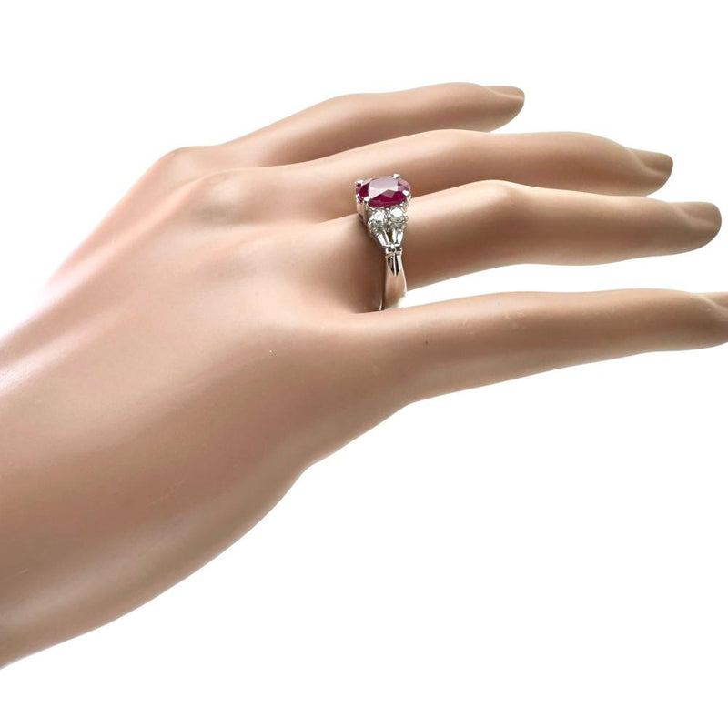 11.5号 ビルマ産ルビー 2.00ct ダイヤモンド 0.51ct リング・指輪 Pt900プラチナ 7.7g レディース
【中古】【真子質店】【NN】




【TDMiY】
