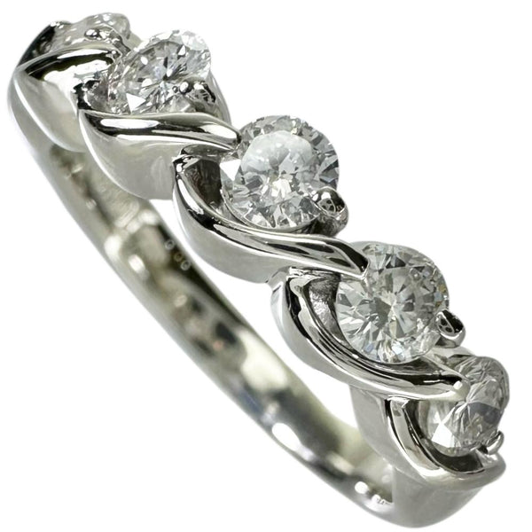 11.5号 ダイヤモンド 0.53ct リング・指輪 Pt900プラチナ 5.3g レディース 【中古】【真子質店】【NN】 【DYT】