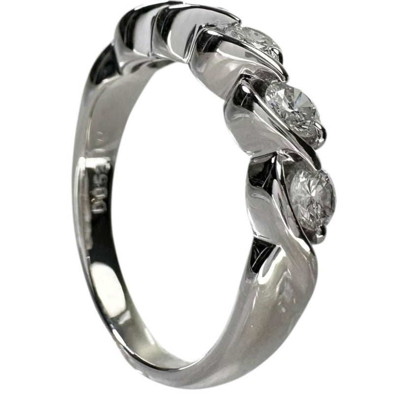 11.5号 ダイヤモンド 0.53ct リング・指輪 Pt900プラチナ 5.3g レディース 【中古】【真子質店】【NN】 【DYT】
