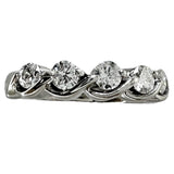 11.5号 ダイヤモンド 0.53ct リング・指輪 Pt900プラチナ 5.3g レディース 【中古】【真子質店】【NN】 【DYT】