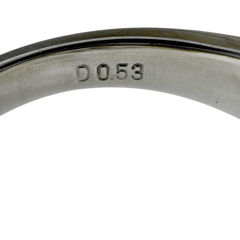 11.5号 ダイヤモンド 0.53ct リング・指輪 Pt900プラチナ 5.3g レディース 【中古】【真子質店】【NN】 【DYT】