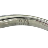 13号 ルビー 0.70ct ダイヤモンド 0.05ct リング・指輪 Pt900プラチナ 6.6g レディース 【中古】【真子質店】【NN】 【DKMa】