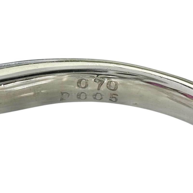 13号 ルビー 0.70ct ダイヤモンド 0.05ct リング・指輪 Pt900プラチナ 6.6g レディース 【中古】【真子質店】【NN】 【DKMa】