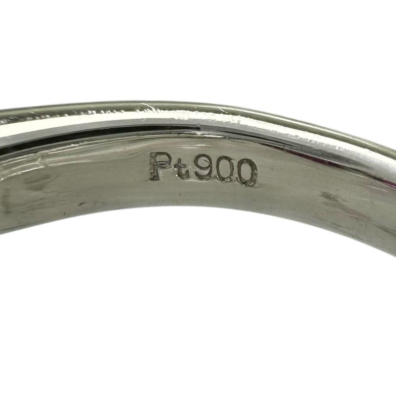 13号 ルビー 0.70ct ダイヤモンド 0.05ct リング・指輪 Pt900プラチナ 6.6g レディース 【中古】【真子質店】【NN】 【DKMa】
