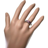 13号 ルビー 0.70ct ダイヤモンド 0.05ct リング・指輪 Pt900プラチナ 6.6g レディース 【中古】【真子質店】【NN】 【DKMa】