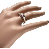 13号 ルビー 0.70ct ダイヤモンド 0.05ct リング・指輪 Pt900プラチナ 6.6g レディース 【中古】【真子質店】【NN】 【DKMa】