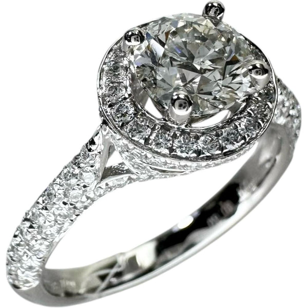 11号 中央ダイヤモンド (J-SI2-GD) 0.738ct 脇石ダイヤモンド 計0.60ct リング・指輪 Pt900プラチナ 4.9g レディース 【中古】【真子質店】【NN】 【IIxx】