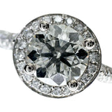 11号 中央ダイヤモンド (J-SI2-GD) 0.738ct 脇石ダイヤモンド 計0.60ct リング・指輪 Pt900プラチナ 4.9g レディース 【中古】【真子質店】【NN】 【IIxx】