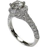 11号 中央ダイヤモンド (J-SI2-GD) 0.738ct 脇石ダイヤモンド 計0.60ct リング・指輪 Pt900プラチナ 4.9g レディース 【中古】【真子質店】【NN】 【IIxx】