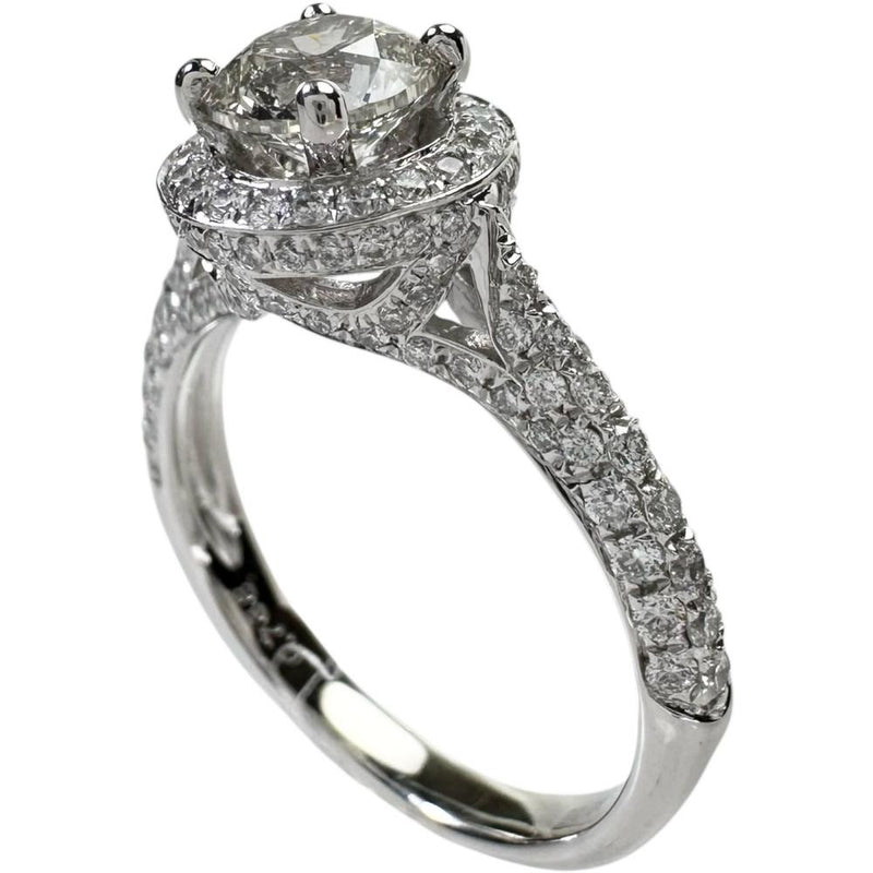 11号 中央ダイヤモンド (J-SI2-GD) 0.738ct 脇石ダイヤモンド 計0.60ct リング・指輪 Pt900プラチナ 4.9g レディース 【中古】【真子質店】【NN】 【IIxx】
