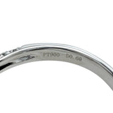 11号 中央ダイヤモンド (J-SI2-GD) 0.738ct 脇石ダイヤモンド 計0.60ct リング・指輪 Pt900プラチナ 4.9g レディース 【中古】【真子質店】【NN】 【IIxx】