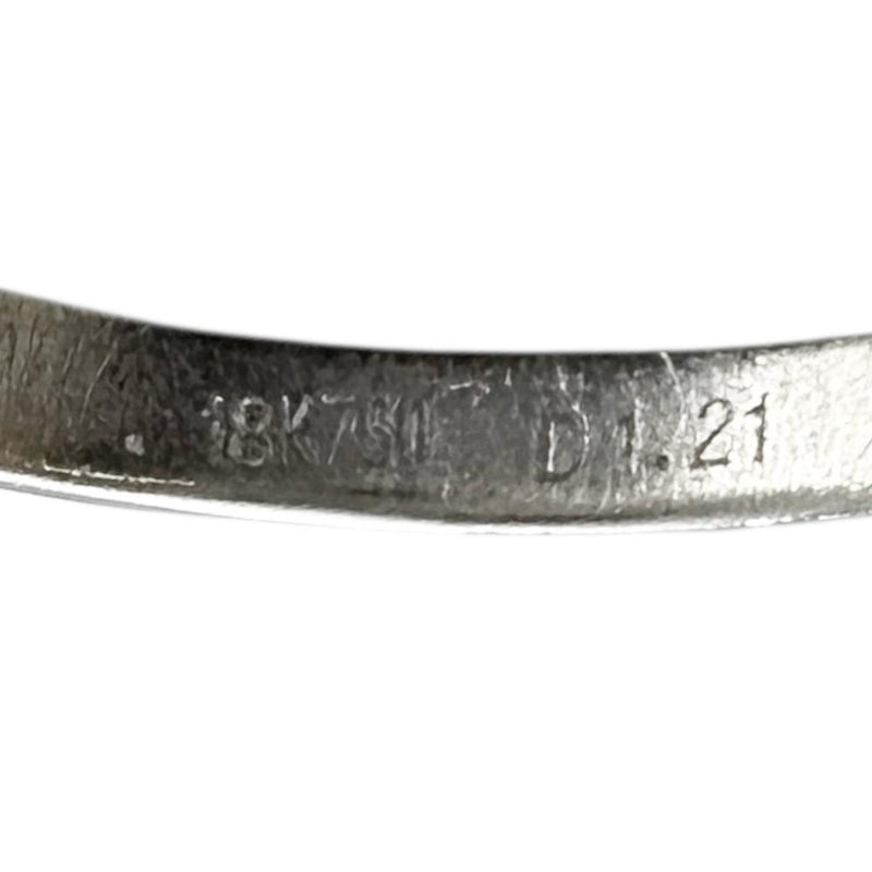13号 スリーカラー6連 ダイヤモンド 1.21ct リング・指輪 K18ゴールド 18金/WG/PG 7.5g レディース 【中古】【真子質店】【NN】 【IDYMa】