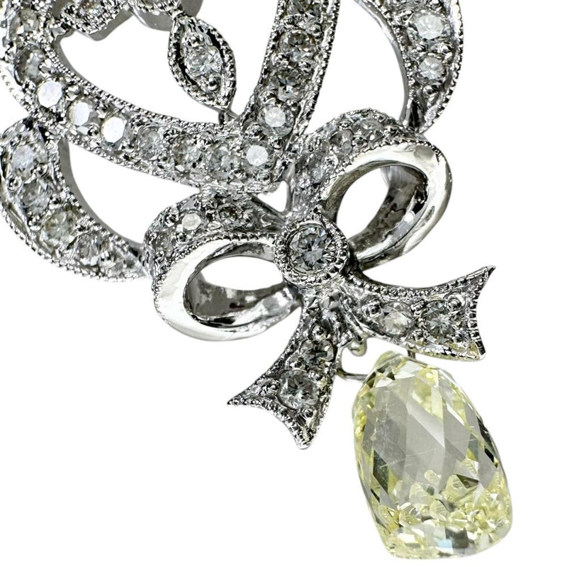 ダイヤモンド 1.13/0.75ct ネックレス K18WGホワイトゴールド 18金 12.5g 50cm レディース 【中古】【真子質店】【NN】 【TDYD】