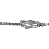 ダイヤモンド 1.13/0.75ct ネックレス K18WGホワイトゴールド 18金 12.5g 50cm レディース 【中古】【真子質店】【NN】 【TDYD】