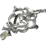 ダイヤモンド 1.13/0.75ct ネックレス K18WGホワイトゴールド 18金 12.5g 50cm レディース 【中古】【真子質店】【NN】 【TDYD】