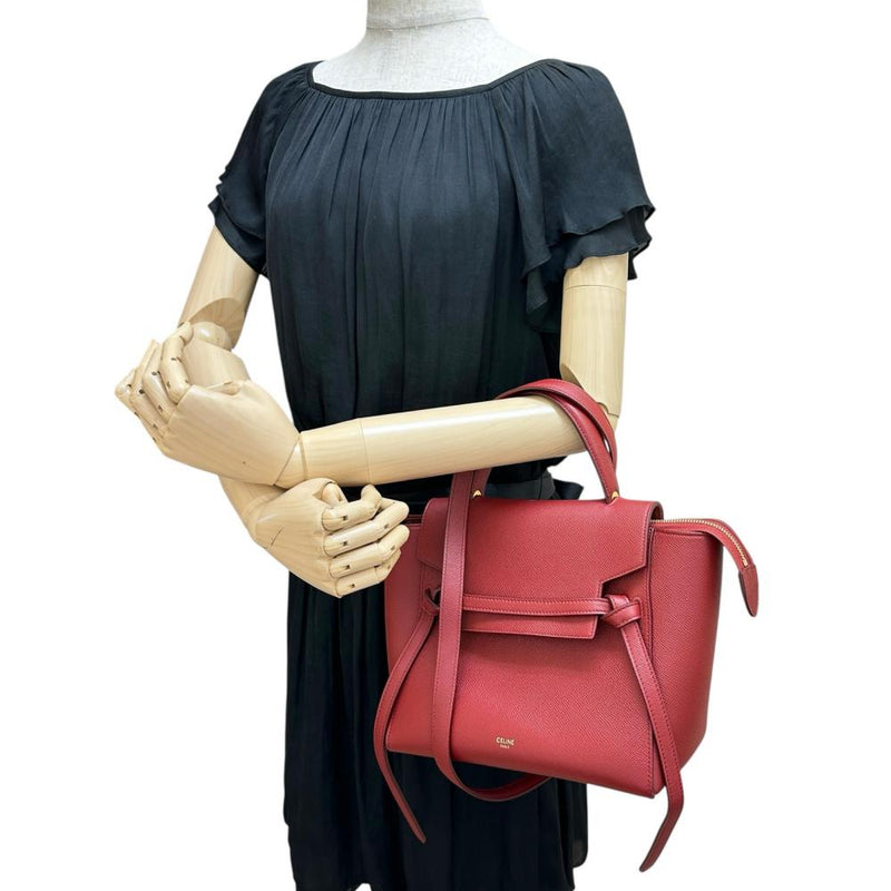 【CELINE/セリーヌ】 マイクロ ベルトバッグ 2WAYショルダーバッグ ハンドバッグ レザー レッド レディース【中古】【真子質店】【BL】




【Ixxx】