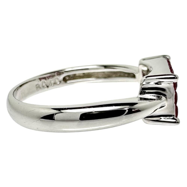 12号 ルビー(ミステリーセッティング) 0.40ct リング・指輪 K18WGホワイトゴールド 18金 3.4g レディース 【中古】【真子質店】【NN】 【DSMo】