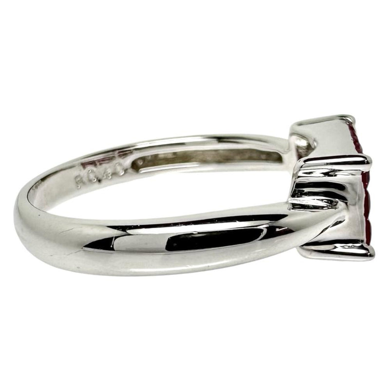 12号 ルビー(ミステリーセッティング) 0.40ct リング・指輪 K18WGホワイトゴールド 18金 3.4g レディース 【中古】【真子質店】【NN】 【DSMo】