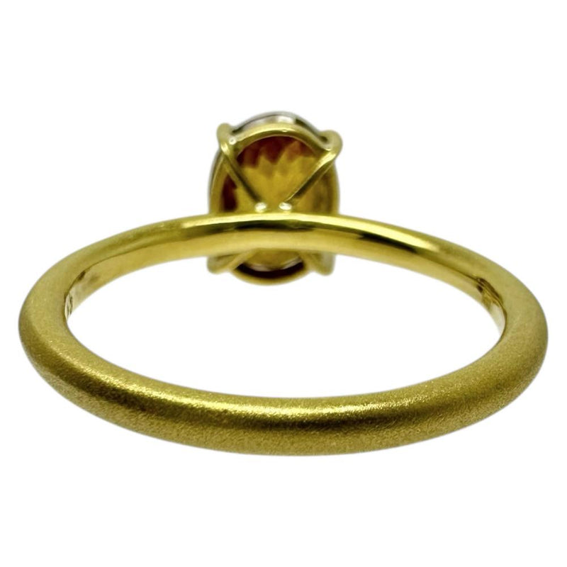 15号 スフェーン 2.403ct リング・指輪 K18ゴールド 18金 3.9g レディース 【中古】【真子質店】【NN】 【MoMiMa】