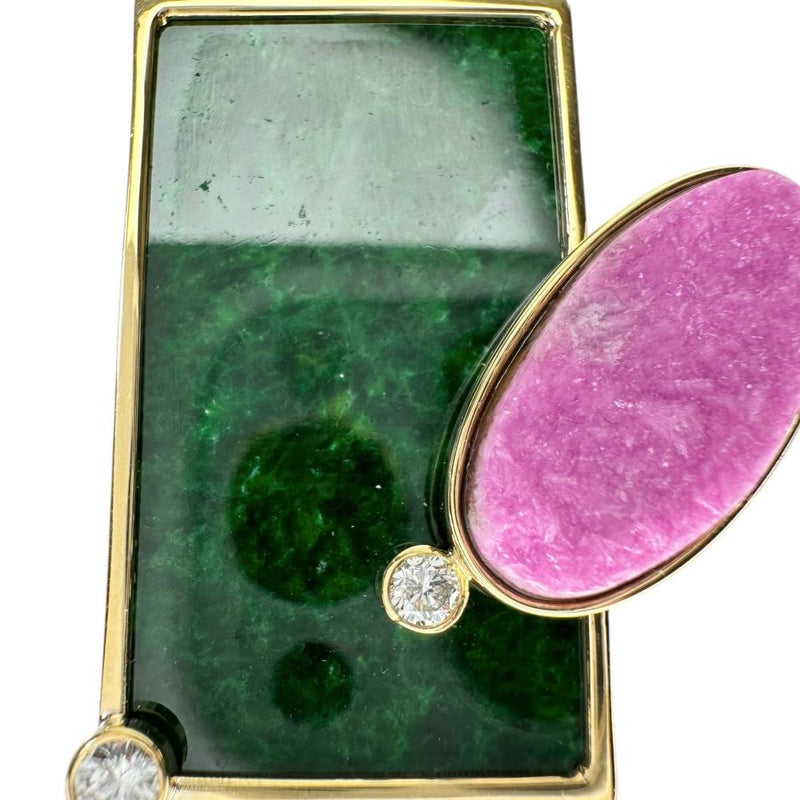 板ヒスイ/翡翠 20.781ct コバルトカルサイト 6.513ct ダイヤモンド 0.20ct ペンダントトップ K18ゴールド 18金 13.0g レディース
【中古】【真子質店】【NN】




【IxMoY】
