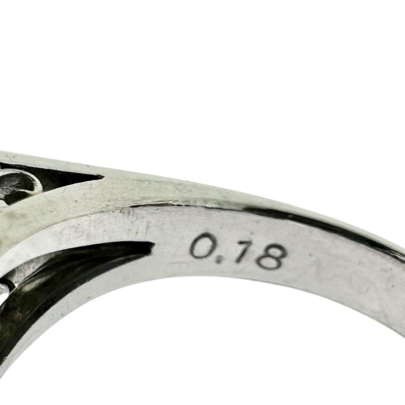 11号 ヒスイ 4.72ct ダイヤモンド 計0.18ct リング・指輪 Pt900プラチナ 13720/分析済み 8.3g レディース 【中古】【真子質店】【NN】 【MoMox】