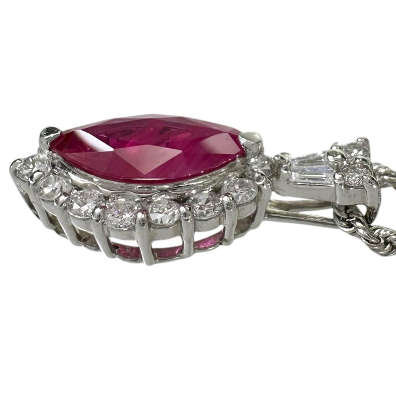 ルビー 1.17ct ダイヤモンド 0.50ct ネックレス K18WGホワイトゴールド 18金/Pt900プラチナ 3.9g 41cm レディース
【中古】【真子質店】【NN】




【SYMi】