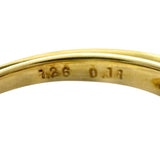 13号 赤珊瑚 1.26ct ダイヤモンド 0.11ct リング・指輪 K18ゴールド 18金 3.4g レディース 【中古】【真子質店】【NN】 【DYT】